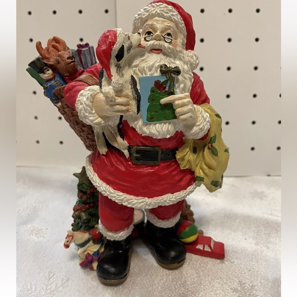 Heritage Mint LTD 1993 Collection Santa With Toy Bag